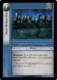 lotr tcg the two towers foils night without end foil