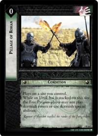 lotr tcg the two towers foils pillage of rohan foil