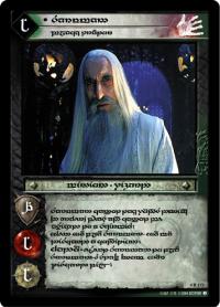 lotr tcg the two towers anthology saruman black traitor t