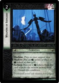 lotr tcg the two towers foils weapons of isengard foil