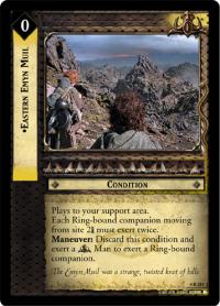 lotr tcg the two towers foils eastern emyn muil foil