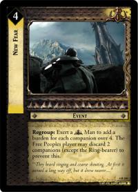 lotr tcg the two towers foils new fear foil