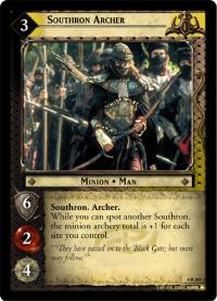 lotr tcg the two towers southron archer