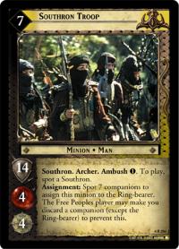 lotr tcg the two towers southron troop