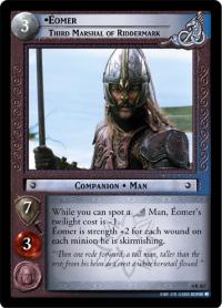lotr tcg the two towers eomer third marshal of riddermark