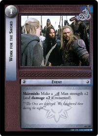 lotr tcg the two towers foils work for the sword foil