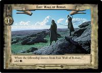 lotr tcg the two towers foils east wall of rohan foil