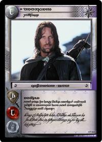 lotr tcg the two towers anthology aragorn wingfoot t