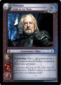 lotr tcg the two towers theoden lord of the mark
