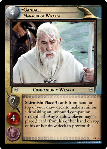 Gandalf, Manager of Wizards (FOIL)