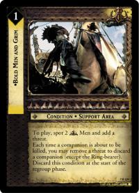 lotr tcg return of the king bold men and grim