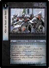 lotr tcg return of the king foils out of sight and shot foil