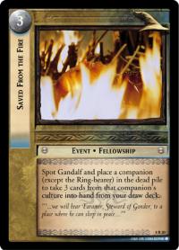 lotr tcg siege of gondor foils saved from the fire foil