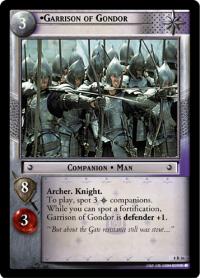 lotr tcg siege of gondor foils garrison of gondor foil