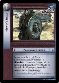 lotr tcg siege of gondor foils eowyn s shield foil