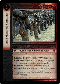 lotr tcg siege of gondor foils their marching companies foil