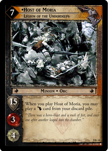 Host of Moria, Legion of the Underdeeps