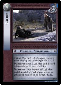 lotr tcg black rider cast out
