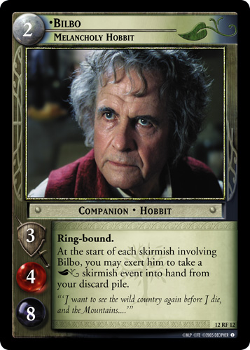 Bilbo, Melancholy Hobbit (FOIL)