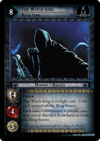 lotr tcg black rider the witch king black lord mw foil
