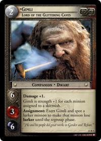 lotr tcg bloodlines gimli lord of the glittering caves