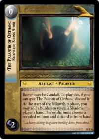 lotr tcg bloodlines the palantir of orthanc recovered seeing sto