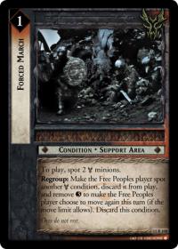 lotr tcg bloodlines forced march