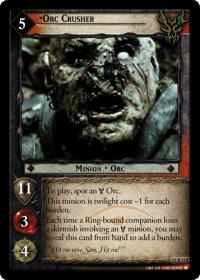 lotr tcg bloodlines orc crusher