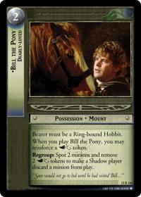 lotr tcg bloodlines bill the pony dearly loved