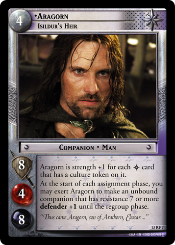 Aragorn, Isildur's Heir (F)