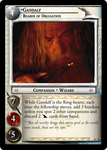 Gandalf, Bearer of Obligation (MW Foil)