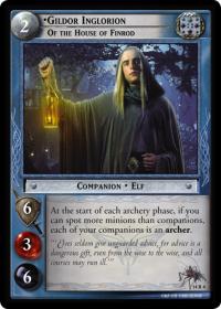 lotr tcg expanded middle earth gildor inglorion of the house of finrod