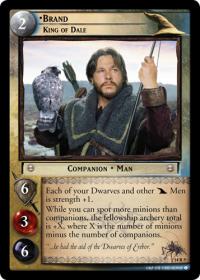 lotr tcg expanded middle earth brand king of dale