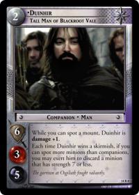 lotr tcg expanded middle earth duinhir tall man of blackroot vale