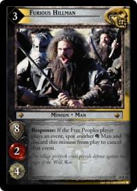 lotr tcg expanded middle earth furious hillman