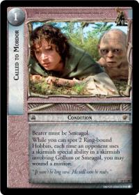lotr tcg the hunters c uc called to mordor