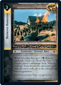 lotr tcg the hunters destroyed homestead