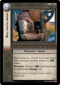 lotr tcg the hunters well crafted armor foil