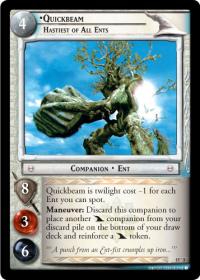 lotr tcg the hunters quickbeam hastiest of all ents masterworks