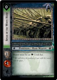 lotr tcg rise of saruman c uc spear of the white hand