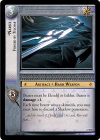 lotr tcg rise of saruman narsil forged by telchar foil