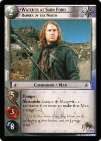 lotr tcg treachery and deceit watcher at sarn ford ranger of the north fo