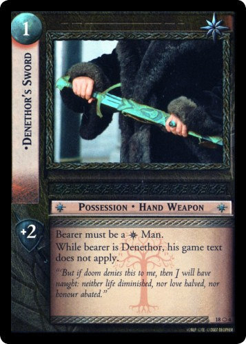 Denethor's Sword (Masterworks Foil)