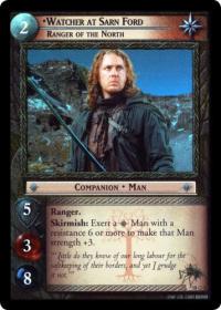 lotr tcg treachery and deceit watcher at sarn ford ranger of the north ma