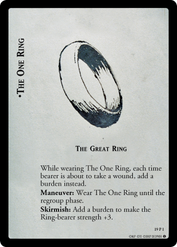 The One Ring, The Great Ring