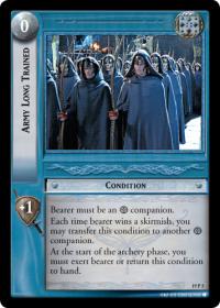 lotr tcg ages end army long trained