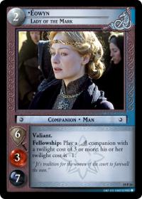 lotr tcg ages end eowyn lady of the mark
