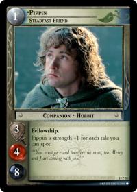 lotr tcg ages end pippin steadfast friend