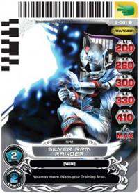 power rangers guardians of justice silver rpm ranger 001