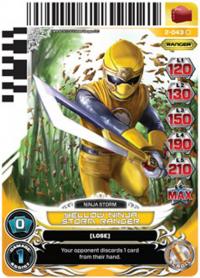 power rangers guardians of justice yellow ninja storm ranger 043